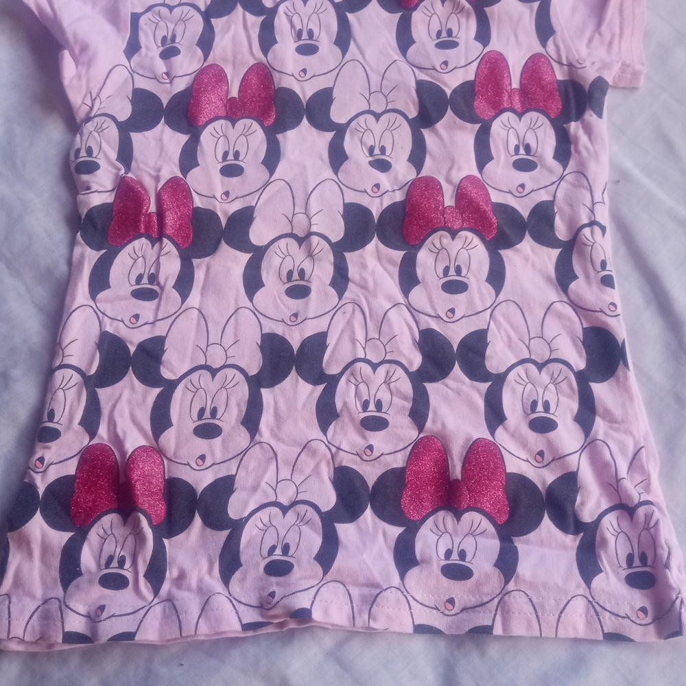 Disney Pink Minnie Mouse Short Sleeve Tee